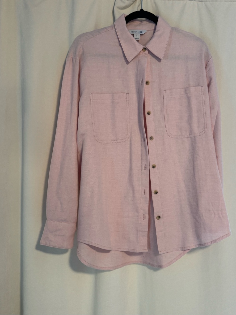Old Navy Light Pink Women's Button-Down Shirt